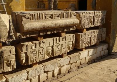 Carreus del temple de Ptolomeu a Sharuna, Egipte