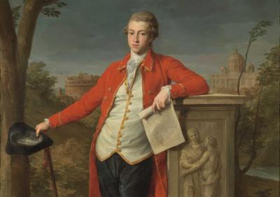 Detall Francis Basset, I barón de Dunstanville. 1778. Museu del Prado
