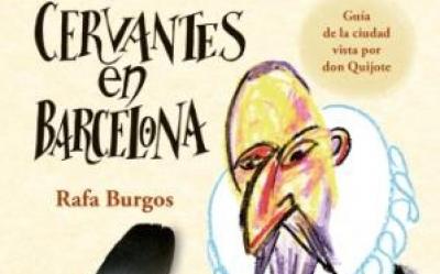 El Quijote visita el Museu Egipci con Cervantes en Barcelona