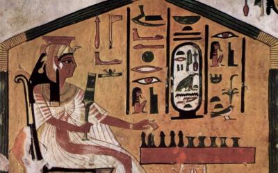 Nefertari jugant al senet