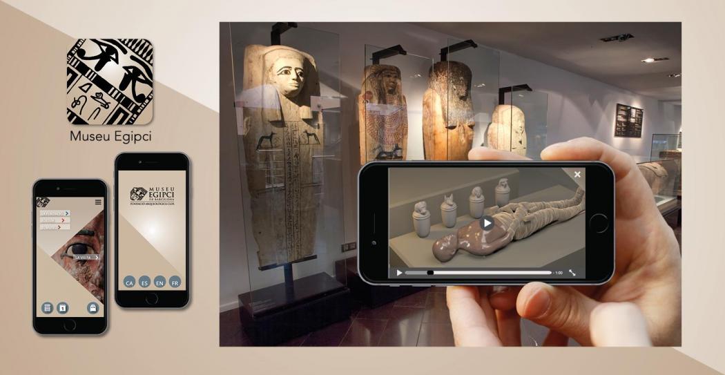 App Museu Egipci de Barcleona per visitar el Museu Egipci de Barcelona ara que el COVID-19 no ens deixa sortir de casa