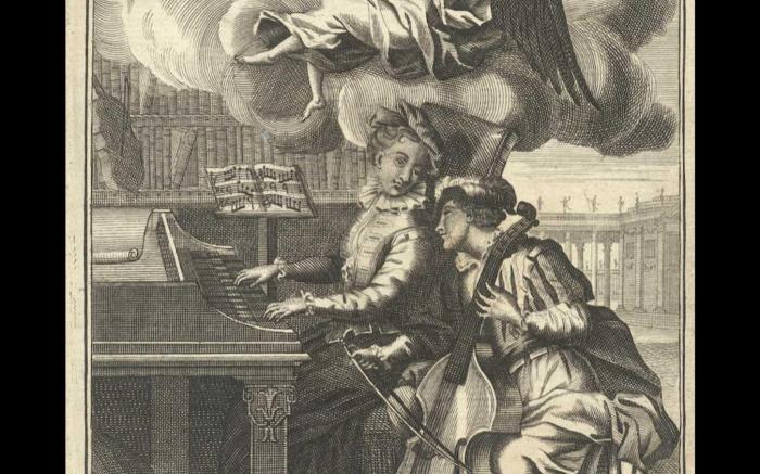 Detall de la portada de l'òpera Giulio Cesare in Egitto de Handel