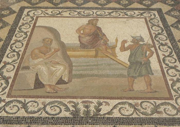 Mosaic Asclepi   Hipòcrates