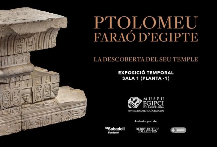 Visita guiada a la exposición temporal Ptolomeo I faraón de Egipto en el Museu Egipci de Barcelona